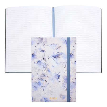 BOSS Notebook A5 Tie-dye Flower Violet Lined