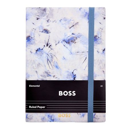 BOSS Notebook A5 Tie-dye Flower Violet Lined