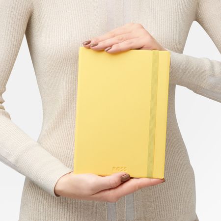 HNH422SL-6 BOSS Notebook A5 Pastel Classic Light Yellow Lined