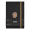 HNH612AL-5 BOSS Notebook A5 Varsity Black Lined