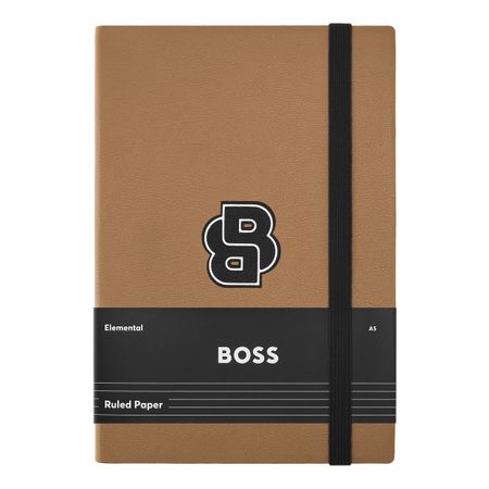 HNH612XL-5 BOSS Notebook A5 Varsity Camel Lined
