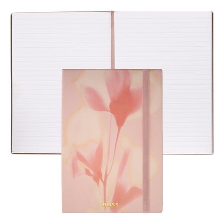 BOSS Notebook A5 Holographic Flower Nude Lined