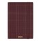 HNH624RL-3 BOSS Notebook A5 Checkered Burgundy Lined