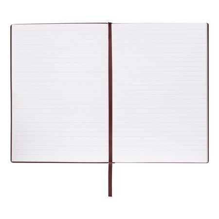 HNH624RL-4 BOSS Notebook A5 Checkered Burgundy Lined