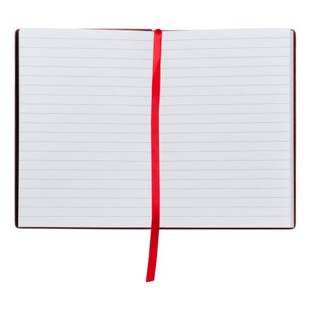 BOSS Notebook A6 Essential Red Lined