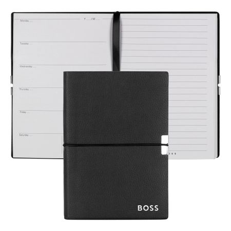 BOSS Notebook A6 Elegance Black Agenda