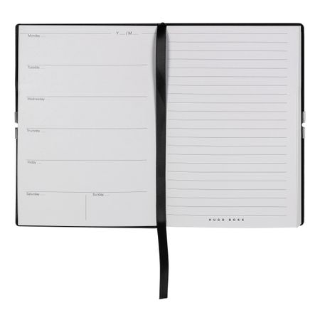 BOSS Notebook A6 Elegance Black Agenda