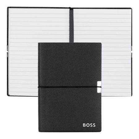 BOSS Notebook A6 Elegance Black Lined