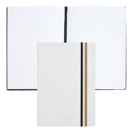 BOSS Notebook A6 Iconic White Lined