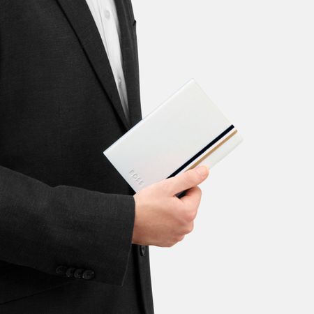 HNM421WL-6 BOSS Notebook A6 Iconic White Lined