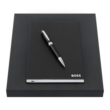 BOSS Set HUGO BOSS Black (ballpoint pen & note pad A5)