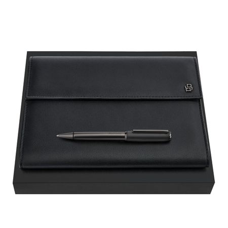 BOSS Set HUGO BOSS Black & Gun (ballpoint pen & folder A5)