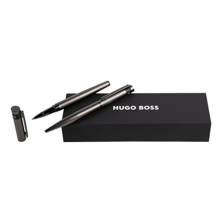 HUGO BOSS Set Loop Diamond Gun (ballpoint pen & rollerball pen)