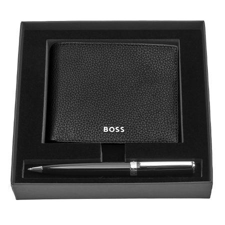 BOSS Set HUGO BOSS Black (ballpoint pen & wallet)