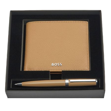 BOSS Set HUGO BOSS Camel (ballpoint pen & wallet)