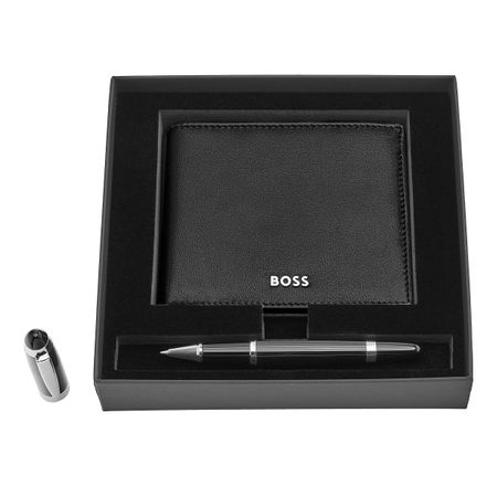 BOSS Set HUGO BOSS Black (rollerball pen & wallet)