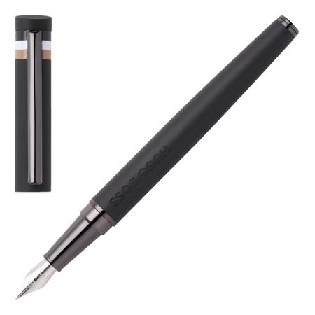 HUGO BOSS Fountain pen Loop Black Iconic