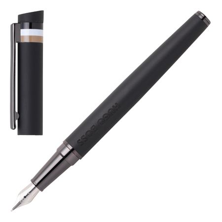 HSG3522A-4 HUGO BOSS Fountain pen Loop Black Iconic