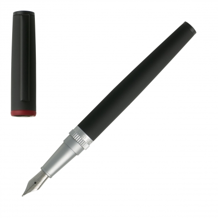 HUGO BOSS Fountain pen Gear Black