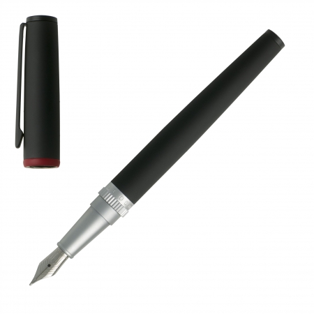 HUGO BOSS Fountain pen Gear Black