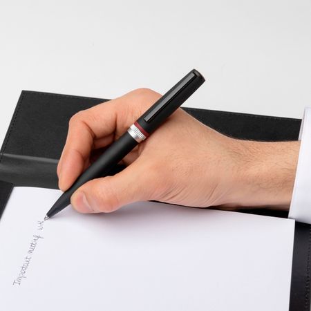 HUGO BOSS Ballpoint pen Gear Black