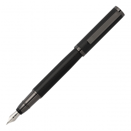 HUGO BOSS Fountain pen Formation Herringbone Gun