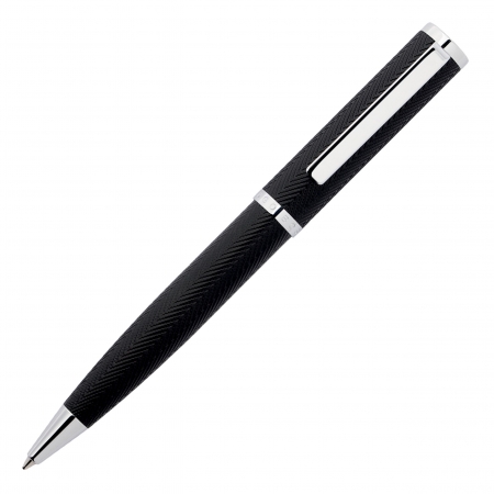 HUGO BOSS Ballpoint pen Formation Herringbone Chrome