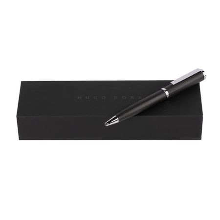 HUGO BOSS Ballpoint pen Formation Herringbone Chrome