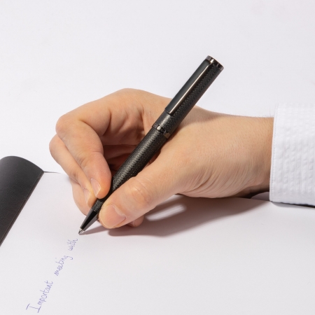 HUGO BOSS Ballpoint pen Formation Herringbone Gun