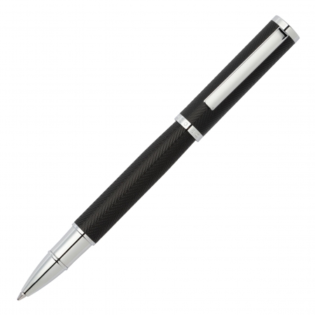 HUGO BOSS Rollerball pen Formation Herringbone Chrome
