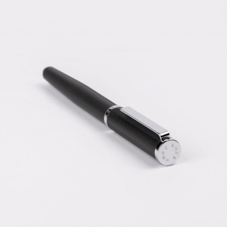 HUGO BOSS Rollerball pen Formation Herringbone Chrome