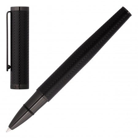 HSI1065D-3 HUGO BOSS Rollerball pen Formation Herringbone Gun