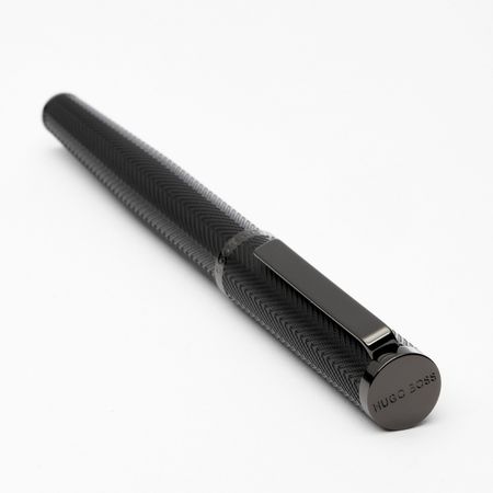HSI1065D-6 HUGO BOSS Rollerball pen Formation Herringbone Gun