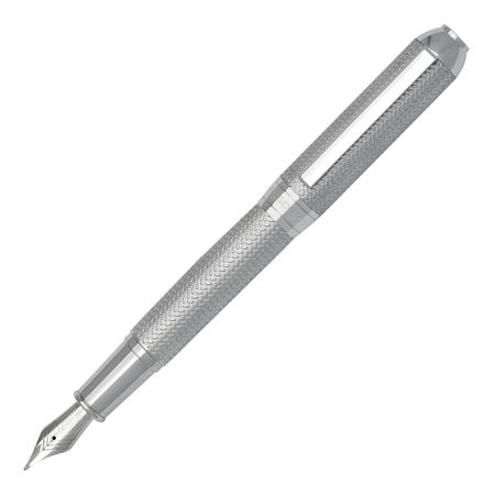 HUGO BOSS Fountain pen Elemental Silver