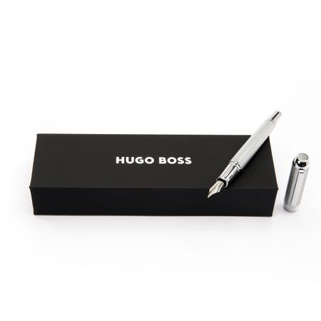 HUGO BOSS Fountain pen Elemental Silver