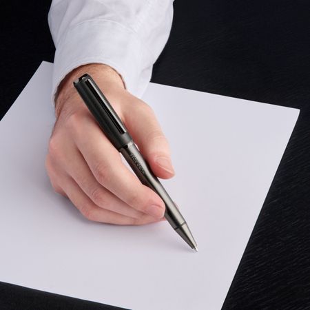 HSL5654A-3 HUGO BOSS Ballpoint pen Pace Black & Gun