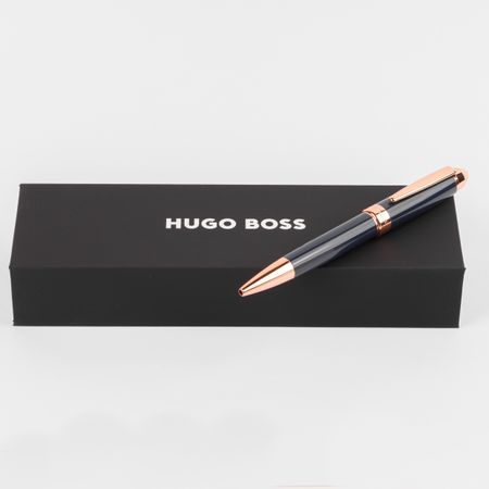 HUGO BOSS Ballpoint pen Icon Blue/Rose-gold