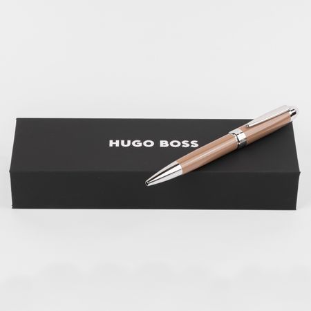 HSN0014Z-4 HUGO BOSS Ballpoint pen Icon Camel/Chrome