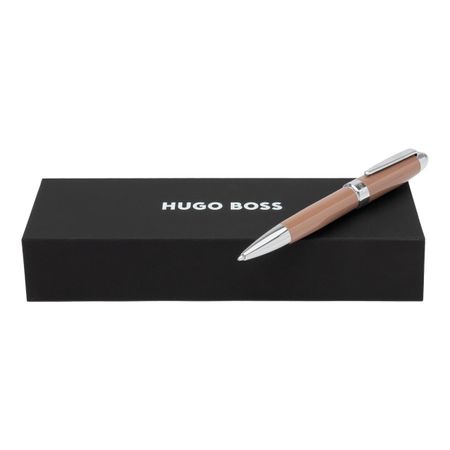 HSN0014Z-5 HUGO BOSS Ballpoint pen Icon Camel/Chrome