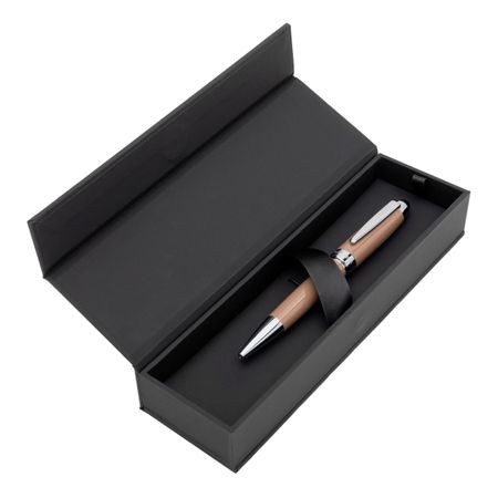 HSN0014Z-6 HUGO BOSS Ballpoint pen Icon Camel/Chrome