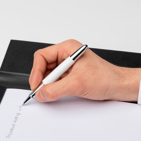HUGO BOSS Rollerball pen Icon White