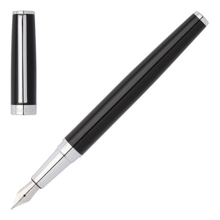 HUGO BOSS Fountain pen Gear Icon Black