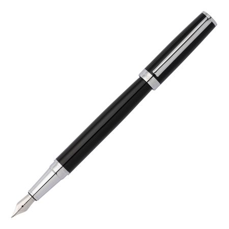 HUGO BOSS Fountain pen Gear Icon Black