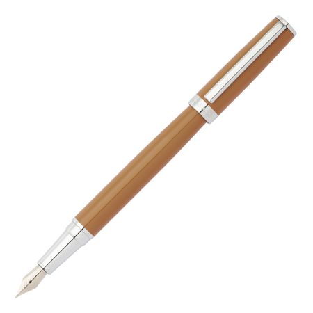 HSN2542Z-3 HUGO BOSS Fountain pen Gear Icon Camel