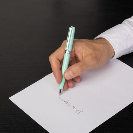 HUGO BOSS Ballpoint pen Gear Icon Light Green