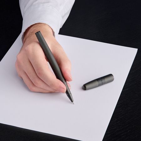 HUGO BOSS Rollerball pen Grid Black