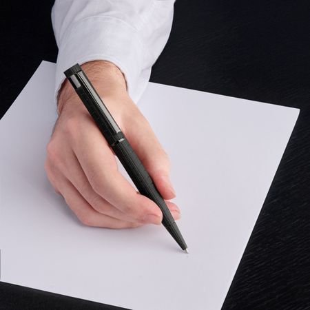 HUGO BOSS Ballpoint pen Loop Bauhaus Black
