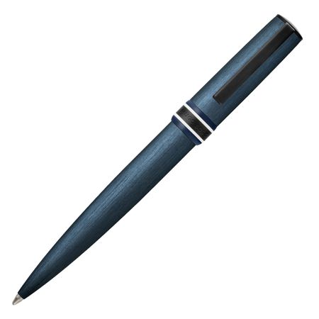 HUGO BOSS Ballpoint pen Arche Brushed Ring Navy
