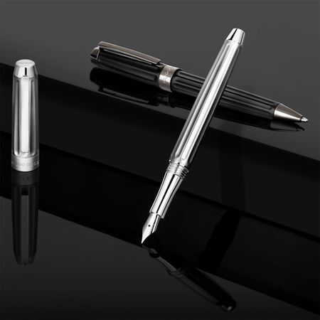 HUGO BOSS Fountain pen Beam Chrome
