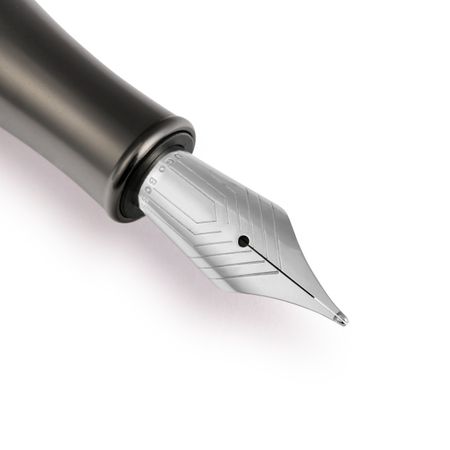HUGO BOSS Fountain pen Frame Grid Black & Gun